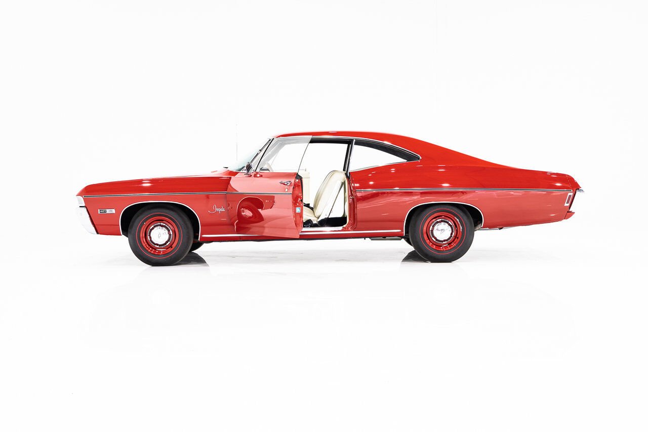 Chevrolet Impala Match N# L72 427/425 4spd 4.56gear Org Bill Of Sale | PRIX EN USD 1968 Rouge Montréal - photo #44