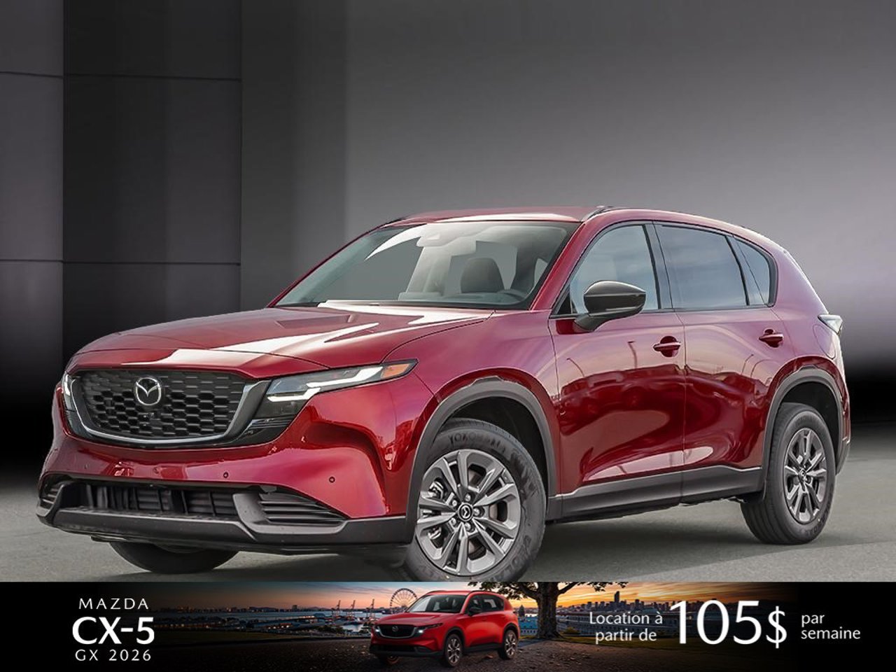 Mazda CX-5 JM3KMAHA5T0168017 2026 Rouge vibrant cristal métallisé Mirabel - photo #0
