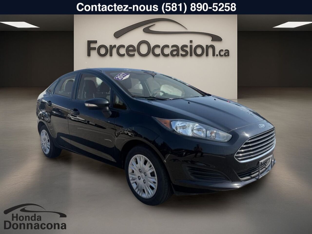 2017 Ford Fiesta Black  - photo #2
