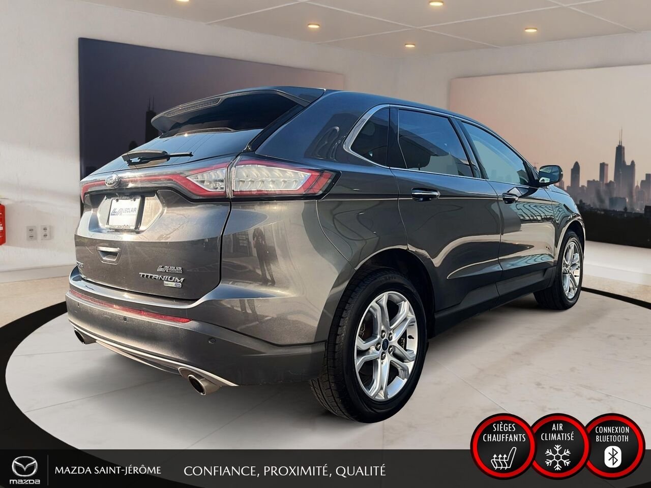 Ford Edge 2018 Gris Ste-Agathe des Monts - photo #5