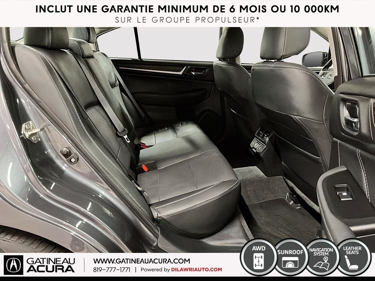 2019 Subaru Legacy 2.5i Limited AWD Grey Gatineau - photo #22