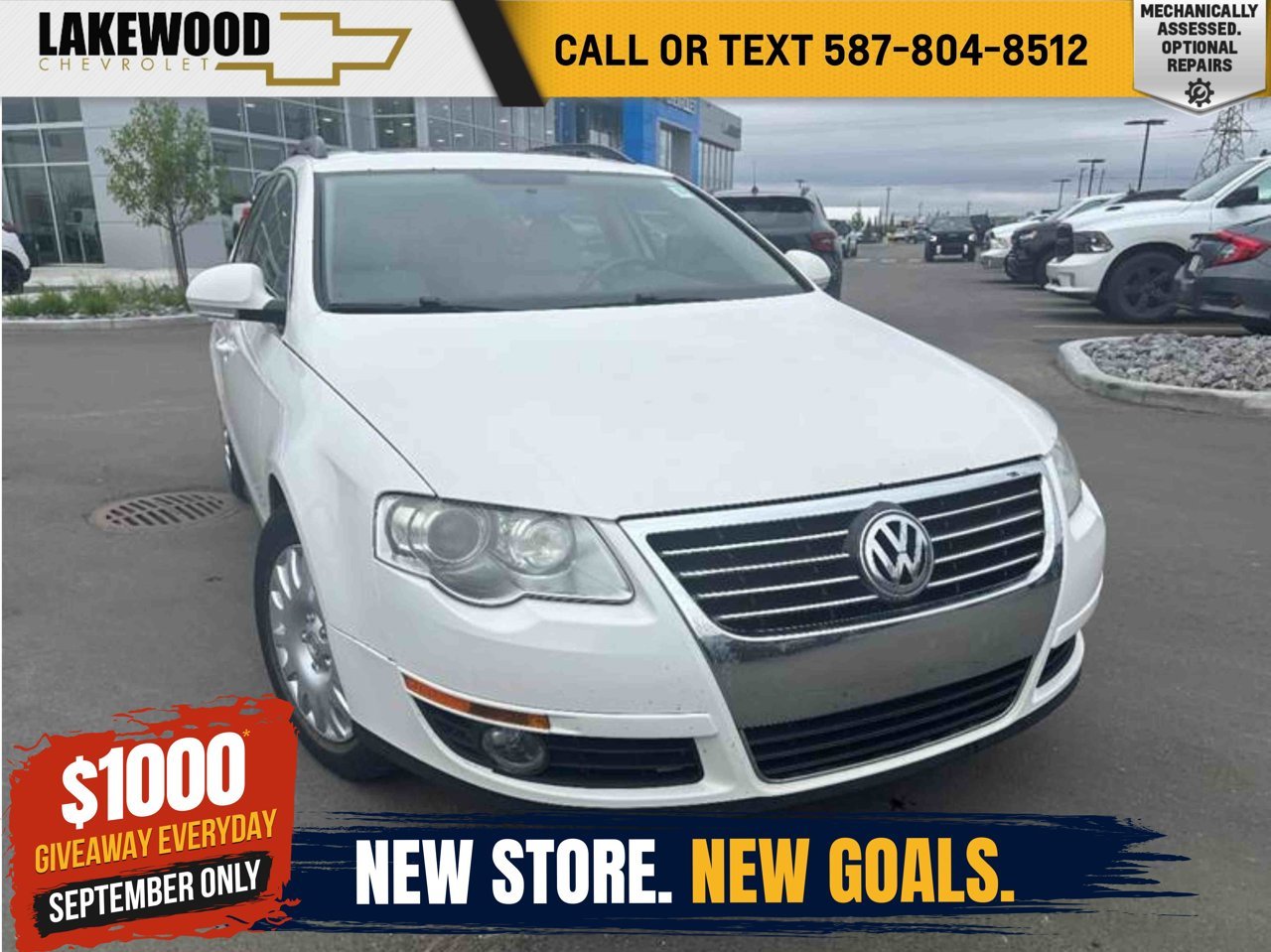 2009 Volkswagen Passat Wagon 4dr I4 Auto Comfortline Candy White Sherwood Park - photo #0