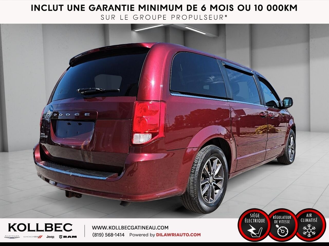 DODGE GRAND CARAVAN SXT Premium Plus 2017 Rouge Ottawa & Gatineau - photo #14