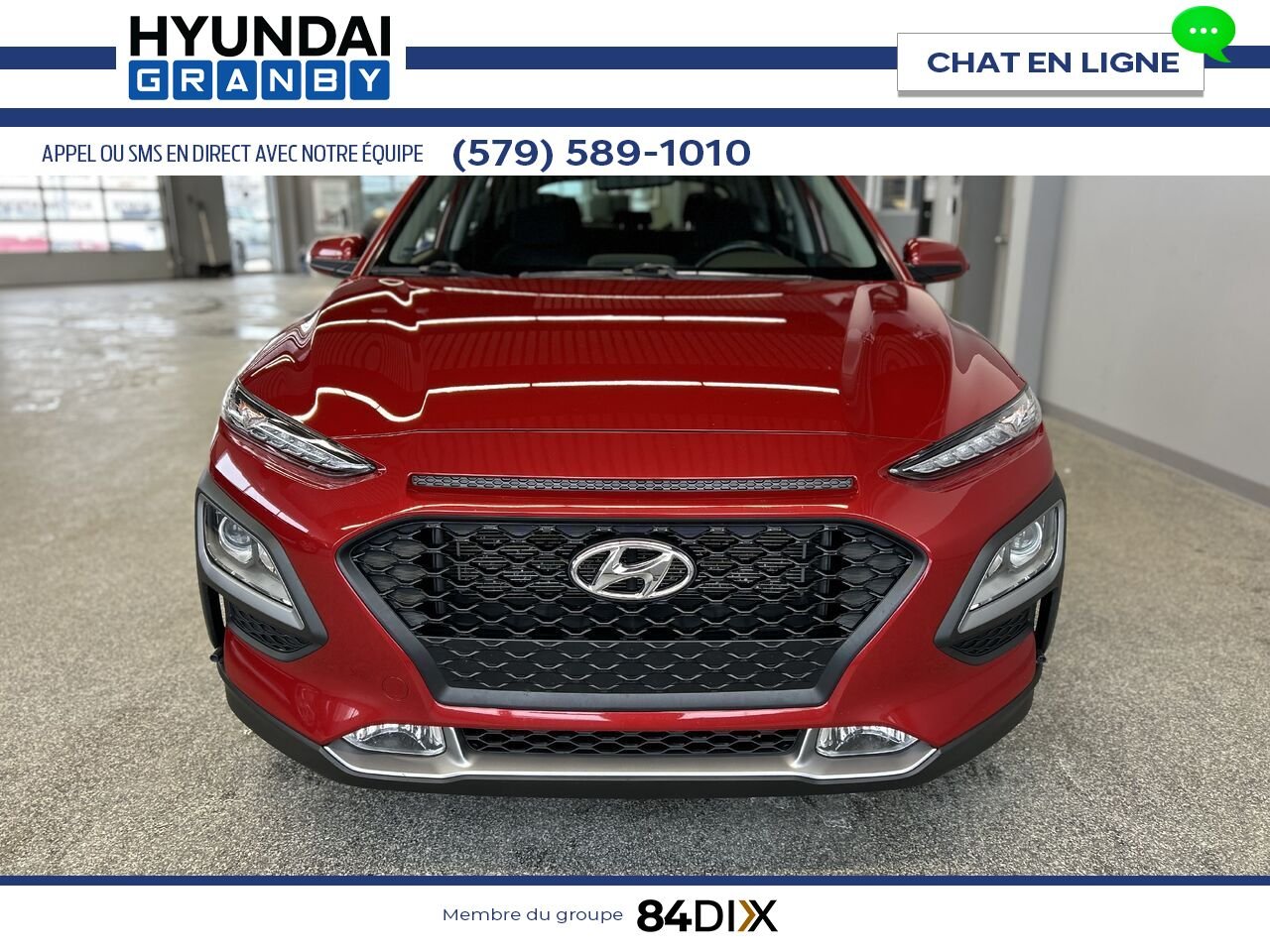 Hyundai Kona 2021 Rouge Granby - photo #2