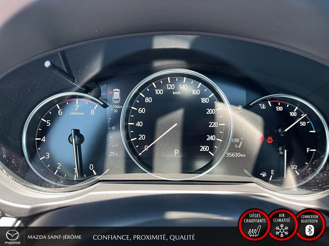 Mazda CX-5 GS LUXURY | TOIT OUVRANT | CUIR | AWD | 2023 Blanc Saint-Jérôme - photo #16