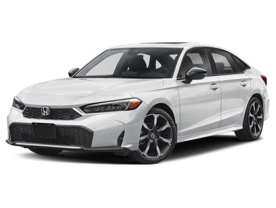 Honda Civic hybride berline Sport Touring eCVT Sedan 2026 Blanc platine nacré