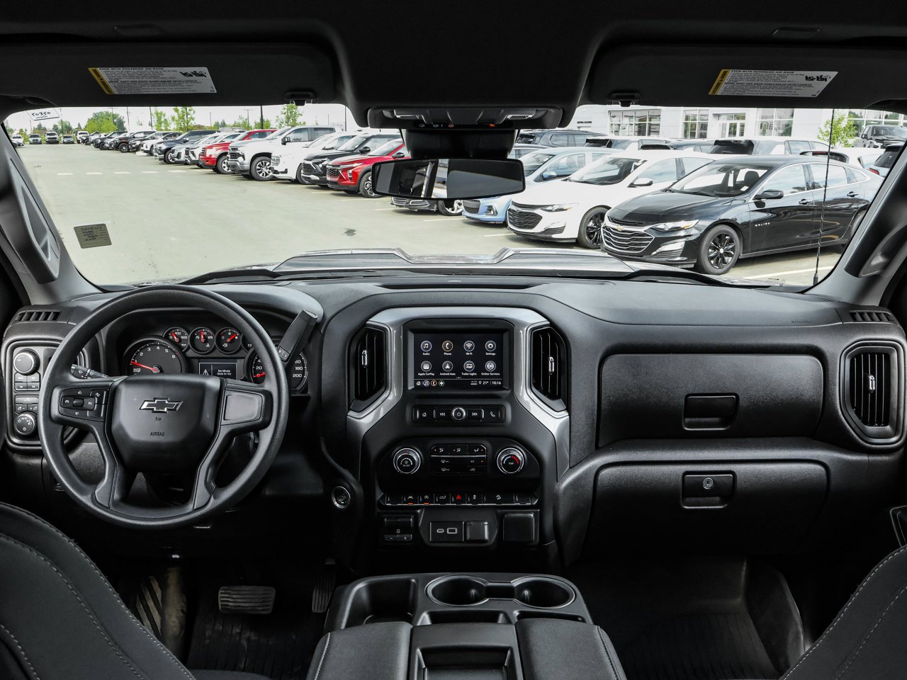 2024 Chevrolet Silverado 1500 4WD Crew Cab 157 Custom Trail Boss Black Sherwood Park - photo #16