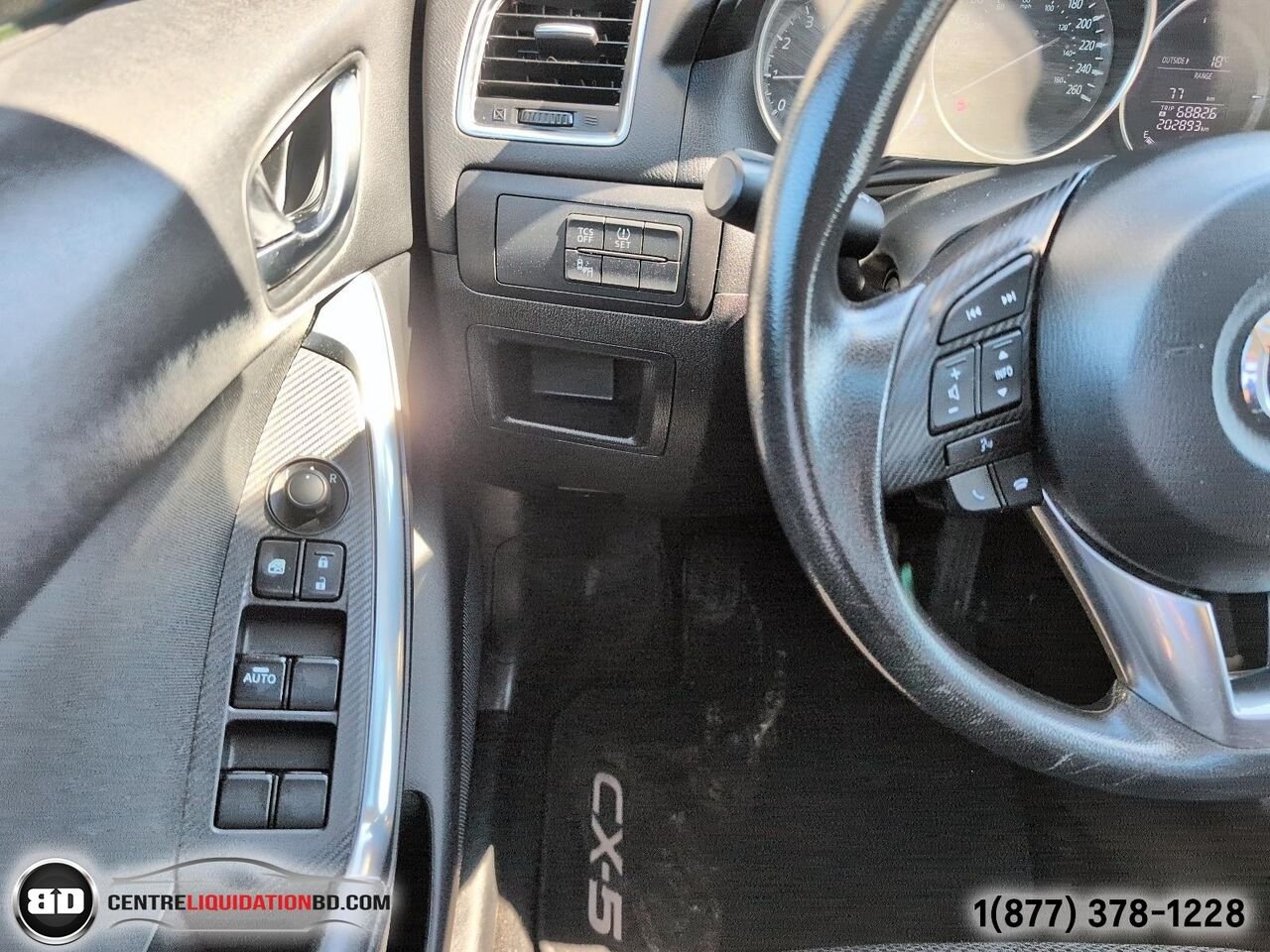 2016 Mazda CX-5 Traction intégrale, 4 portes, boîte automatique, GS | BD0267 Black Granby - photo #16