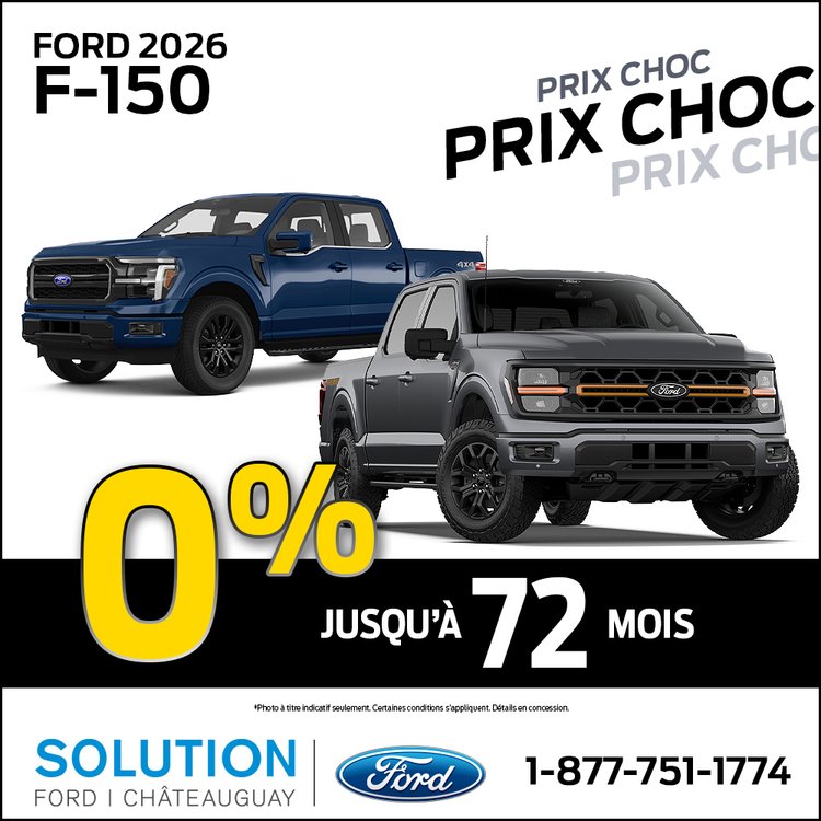 Solution ford promo octobre F 150 2026 1