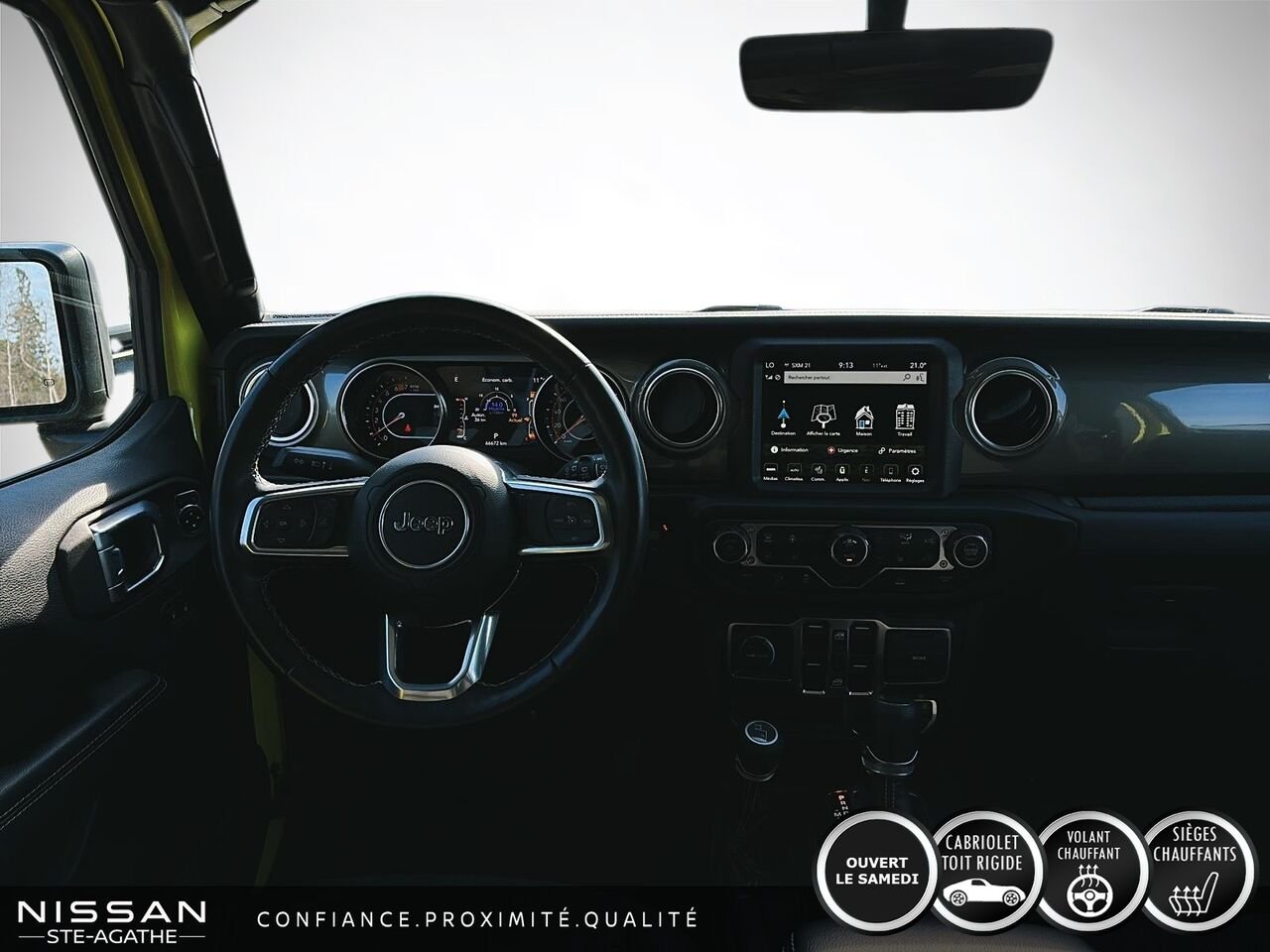 2023 Jeep Wrangler Sahara | V6 | 4X4 | 4 PORTES | Yellow Saint-Jérôme - photo #9