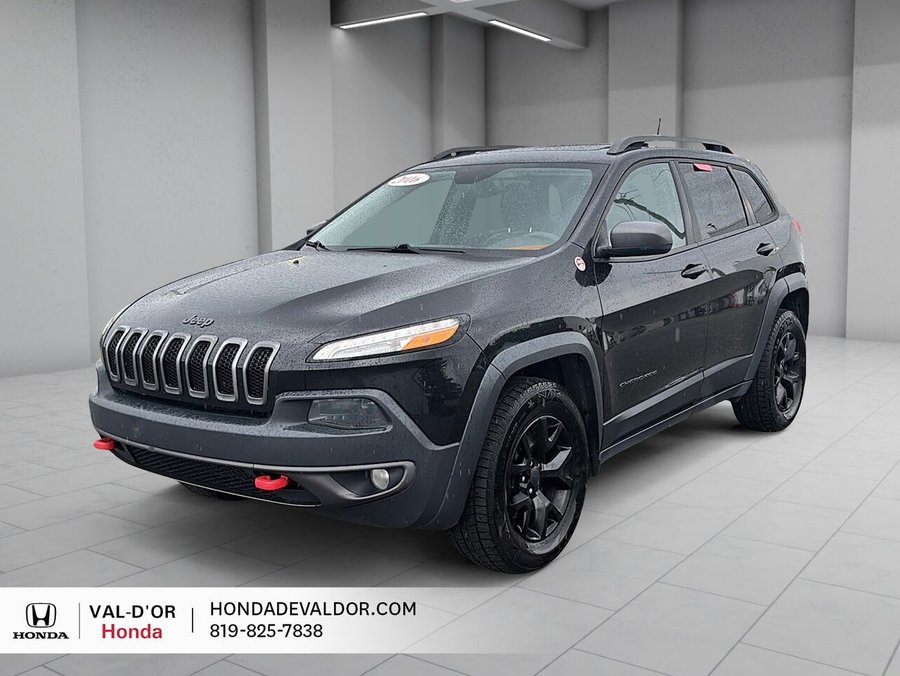 Jeep Cherokee Trailhawk 4 portes 4 roues motrices 2016 2016 Noir