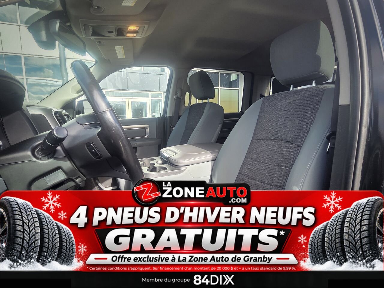 Ram 1500 Ecodiesel SLT 2019 Noir Granby - photo #11