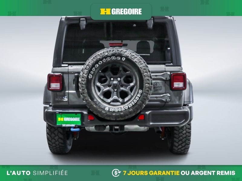 Jeep Wrangler 822541B | Willys 4xe AUTO AC NAV MAGS CAM RECULE BLUETOOTH 2023 Gris Laval - photo #7