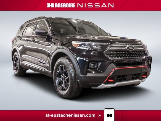 2022 Ford Explorer Timberline AWD CUIR TOIT PANORAMIQUE DEM. À DISTAN Black