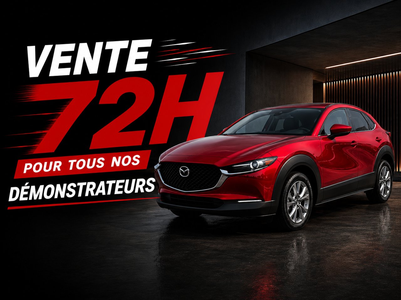 2026 Mazda CX-30 GT, awd, toit ouvrant, Écran 360 degré, Navigation, chargeur sans fil pour cellulaire Soul Red Crystal Metallic Val-David - photo #0
