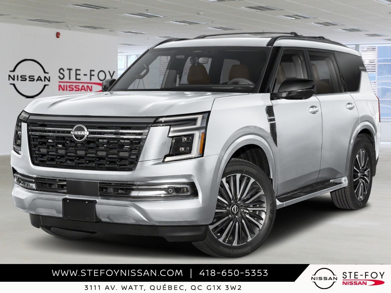 NISSAN Armada 2026 Blanc Everest nacré triple couche Saint-Eustache - photo #0