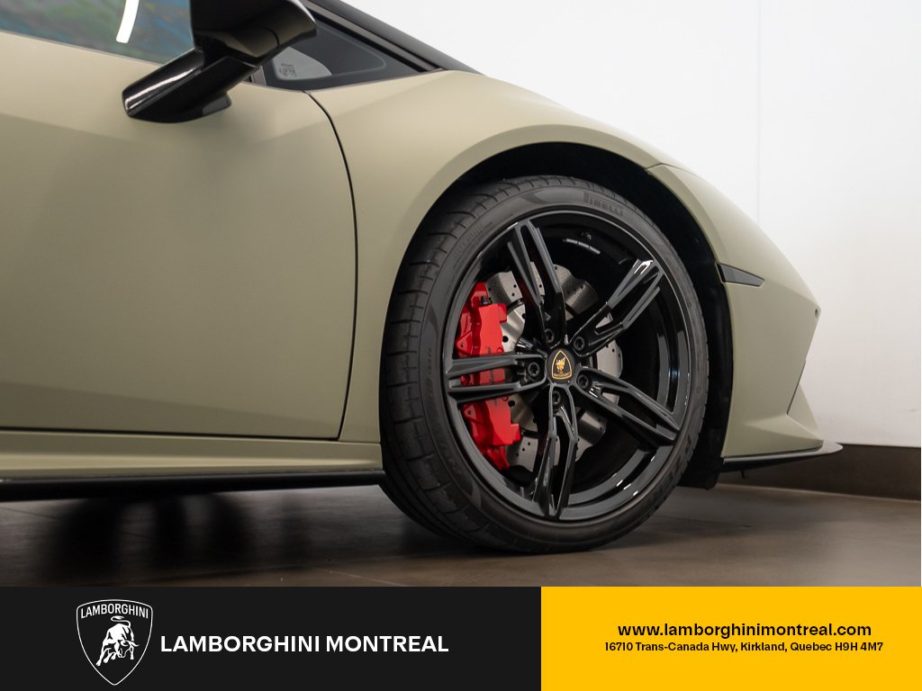 Lamborghini Huracan Evo RWD Spyder | Selezione 1 Year CPO | Wrapped (Original Paint Red) 2021 Vert Kirkland - photo #6