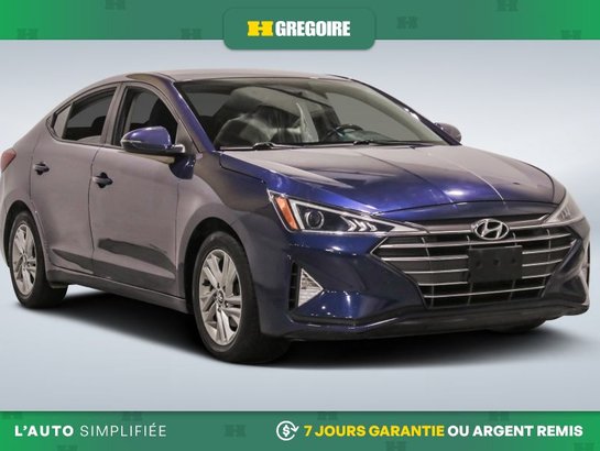 2019 Hyundai Elantra PREFERRED AUTO AC GR ELECT MAGS CAM RECUL BLEUTOOT Blue