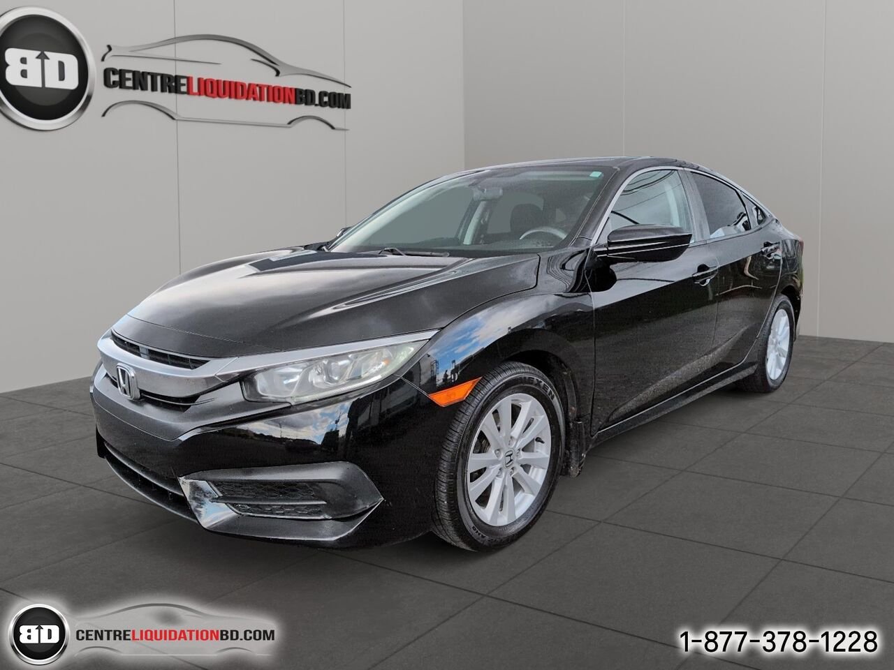 2016 Honda Civic Berline LX 4 portes CVT | BD0437 Black Granby - photo #0