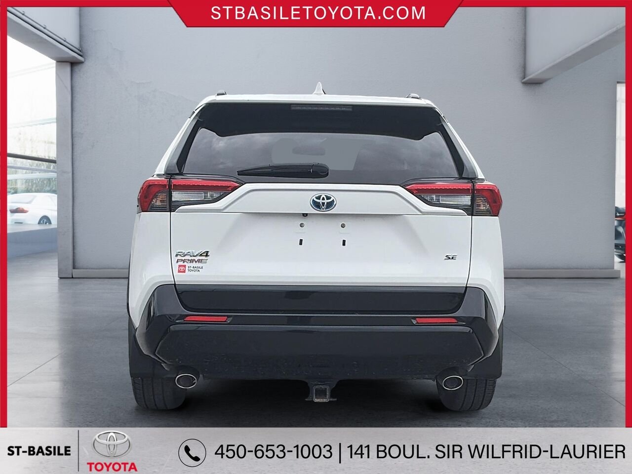TOYOTA RAV4 PRIME 2023 Blanc Saint-Basile-le-Grand - photo #3