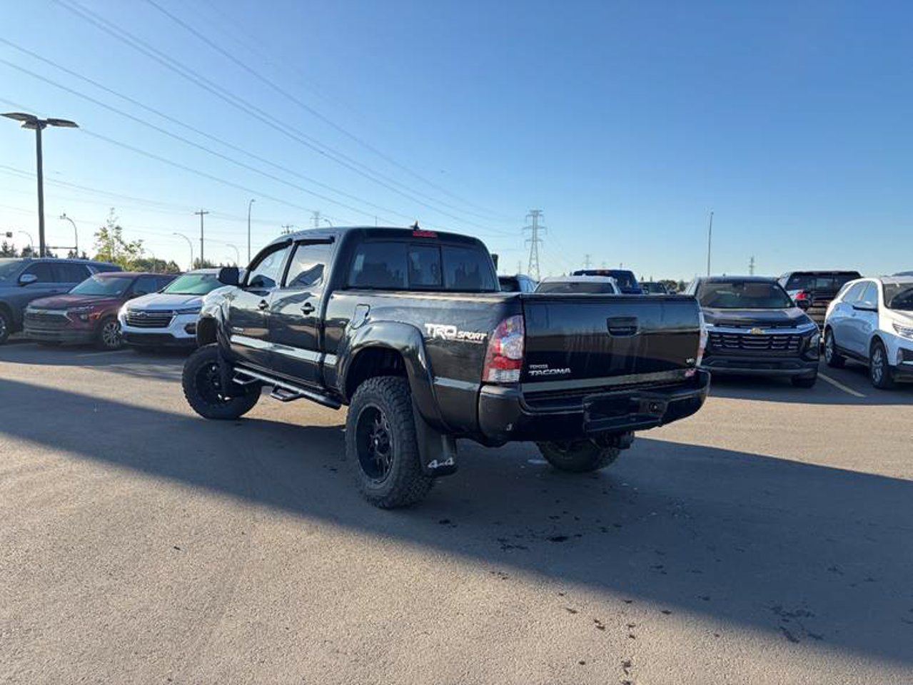 2015 Toyota Tacoma 4WD Double Cab V6 Auto Black Sherwood Park - photo #3