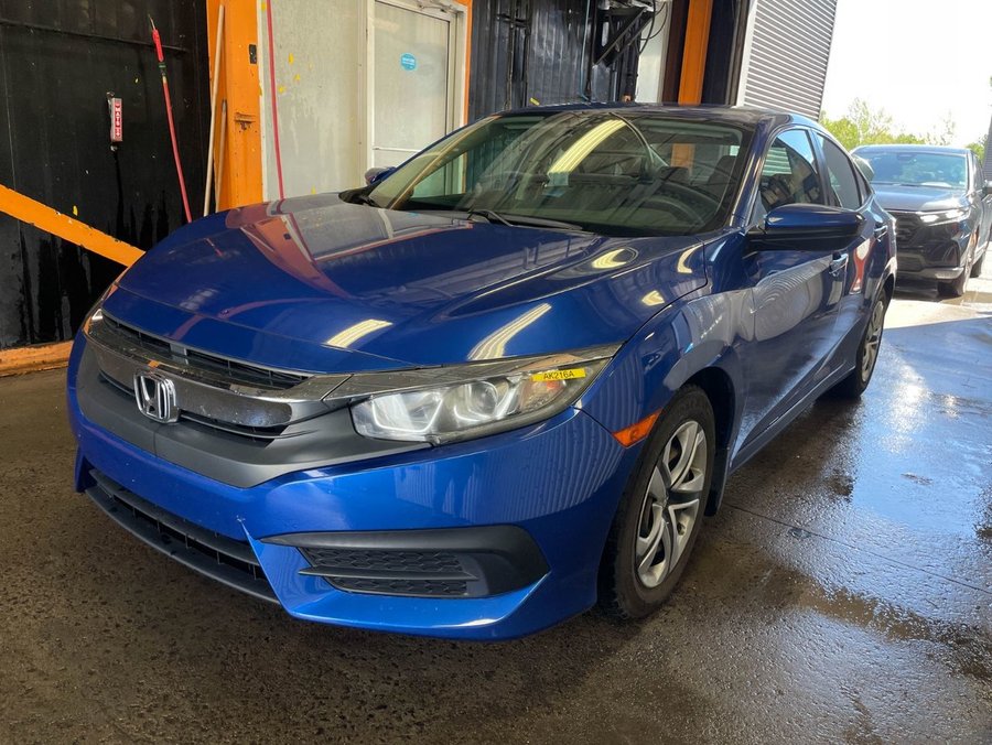 Honda Civic LX AUTO *SIÈGES CHAUFF* CARPLAY BLUETOOTH *BAS KM* 2018 Bleu