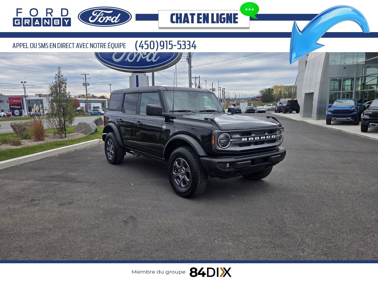 2023 Ford Bronco Black Granby - photo #0