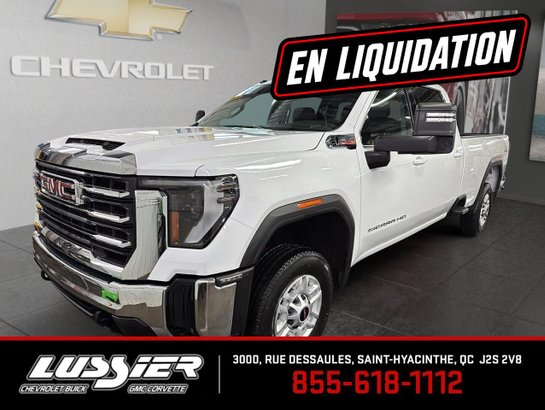 GMC Sierra 2500HD SLE cabine multiplace 4RM 172 po 2024 Blanc