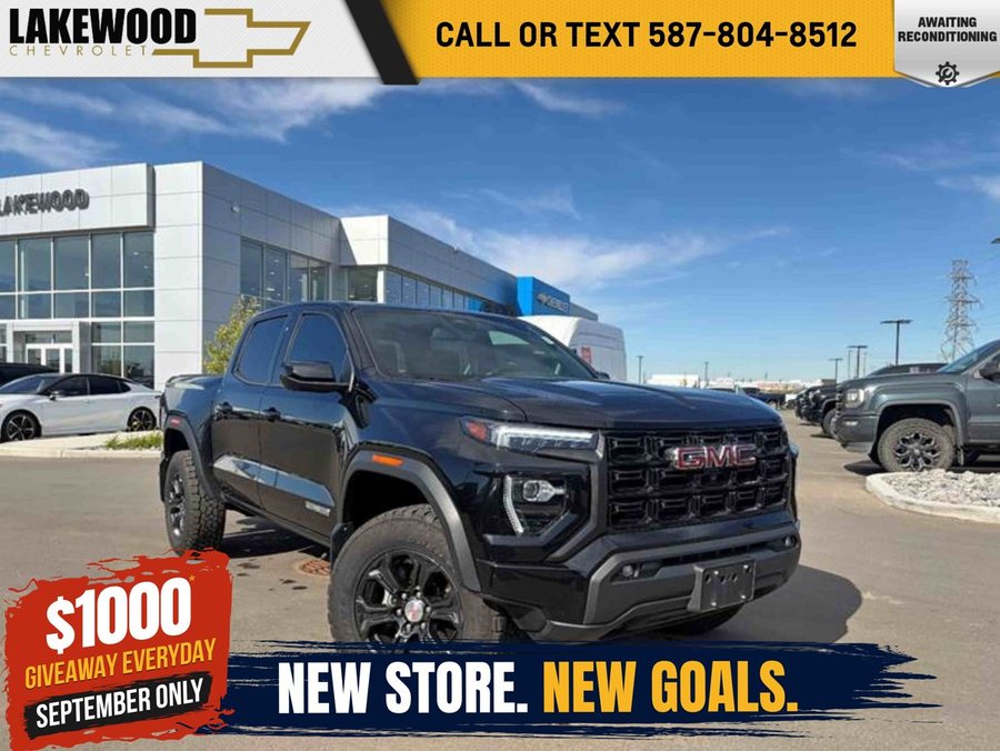 2024 GMC Canyon Elevation Premium 2.7T | Power Sunroof Black