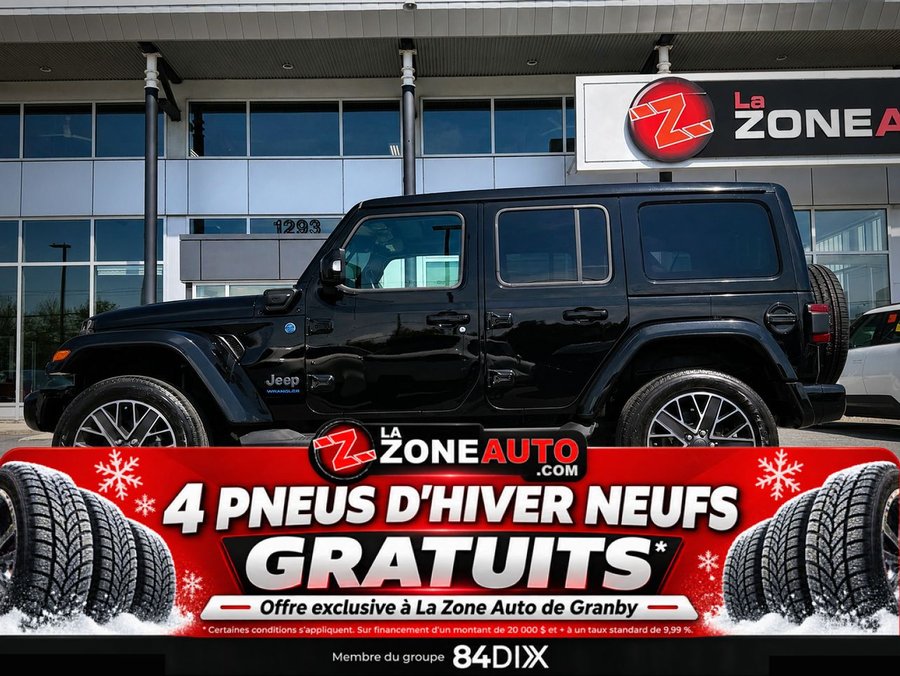 Jeep Wrangler 4xe High Altitude Toit Sky One touch 2023 Noir