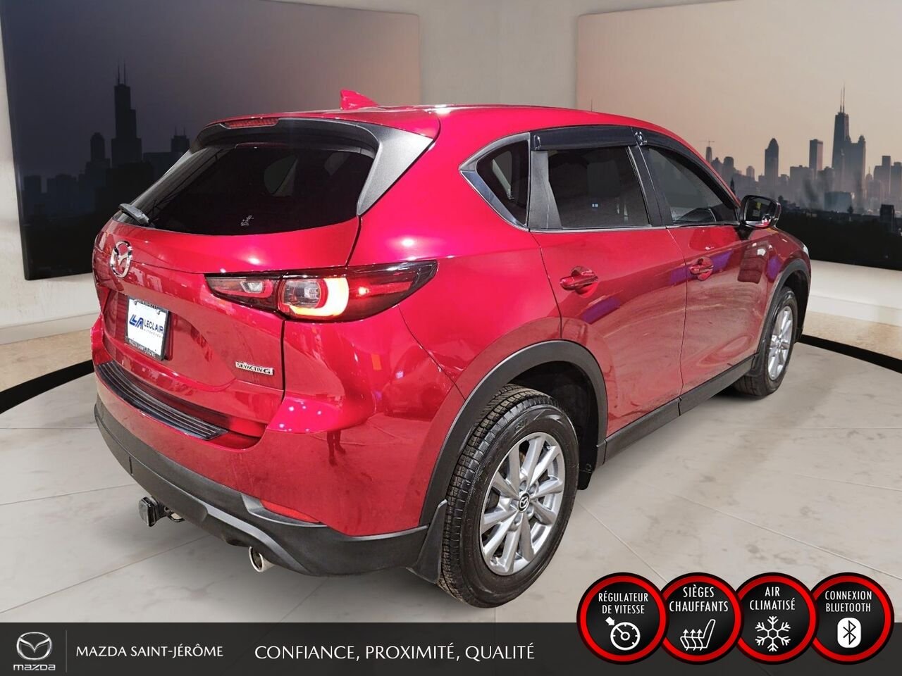 Mazda CX-5 GX | 1 PROPRIÉTAIRE | JAMAIS ACCIDENTÉ | AWD | MAGS 2023 Rouge Saint-Jérôme - photo #5