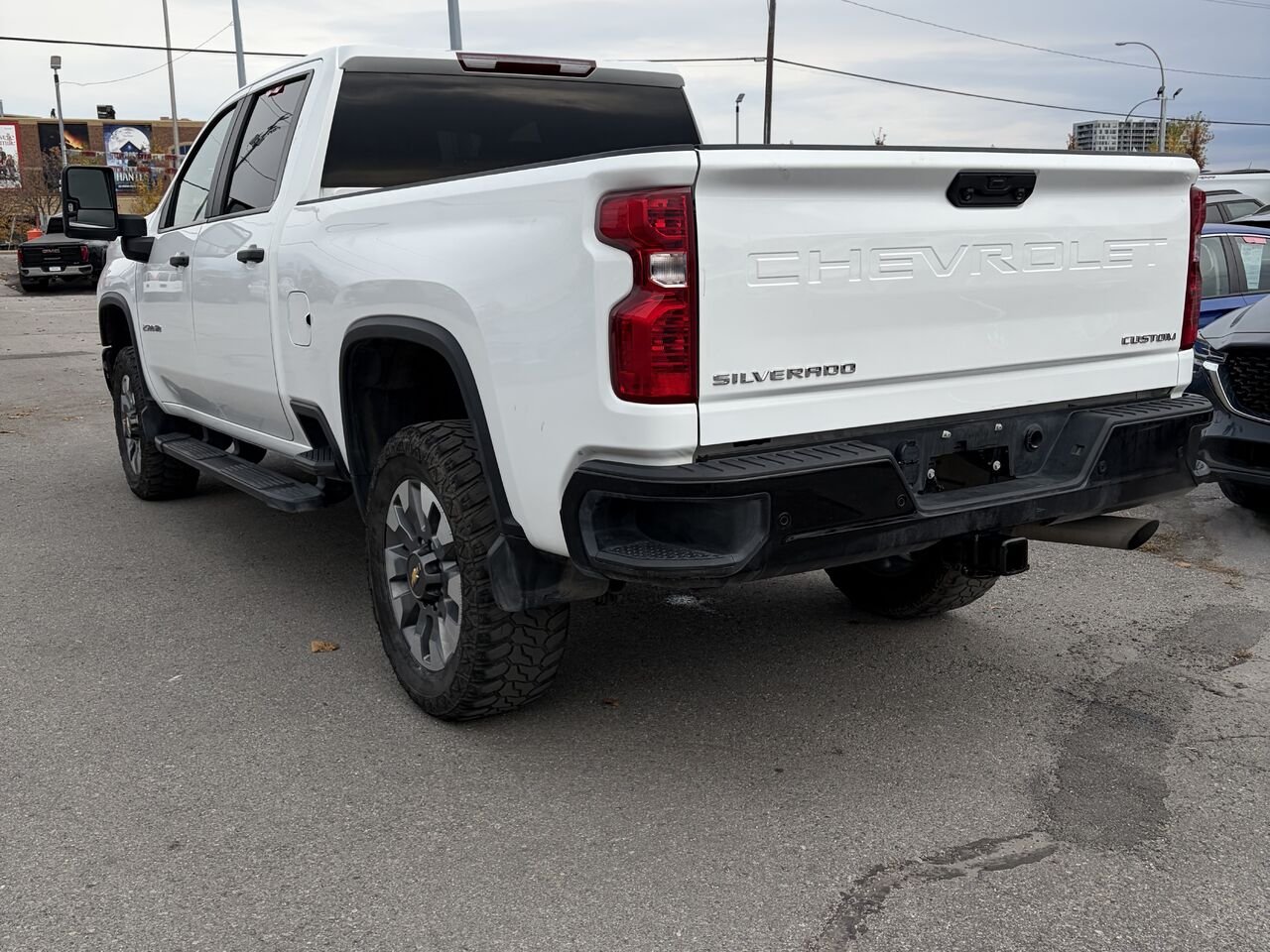 CHEVEROLET SILVERADO DIESEL Custom cabine multiplace 4RM 159 po 2024 Blanc Gatineau - photo #13