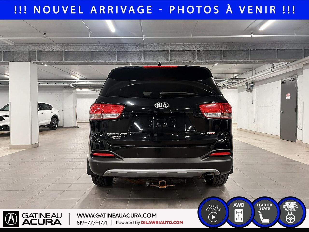 2018 Kia Sorento EX Turbo AWD Black Gatineau - photo #5