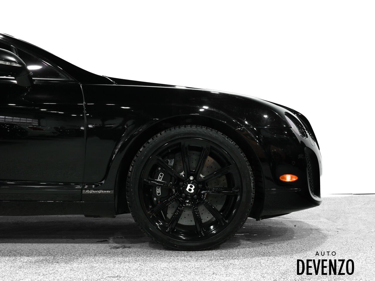 Bentley Continental Supersports 2010 Noir Saint-Eustache - photo #4