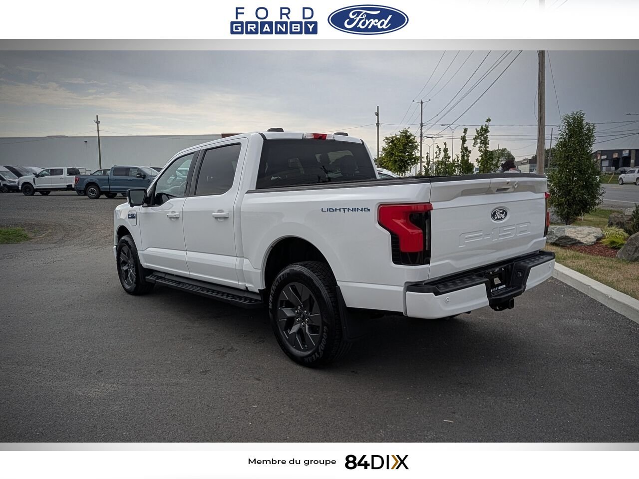 2024 Ford F-150 Lightning White Granby - photo #4