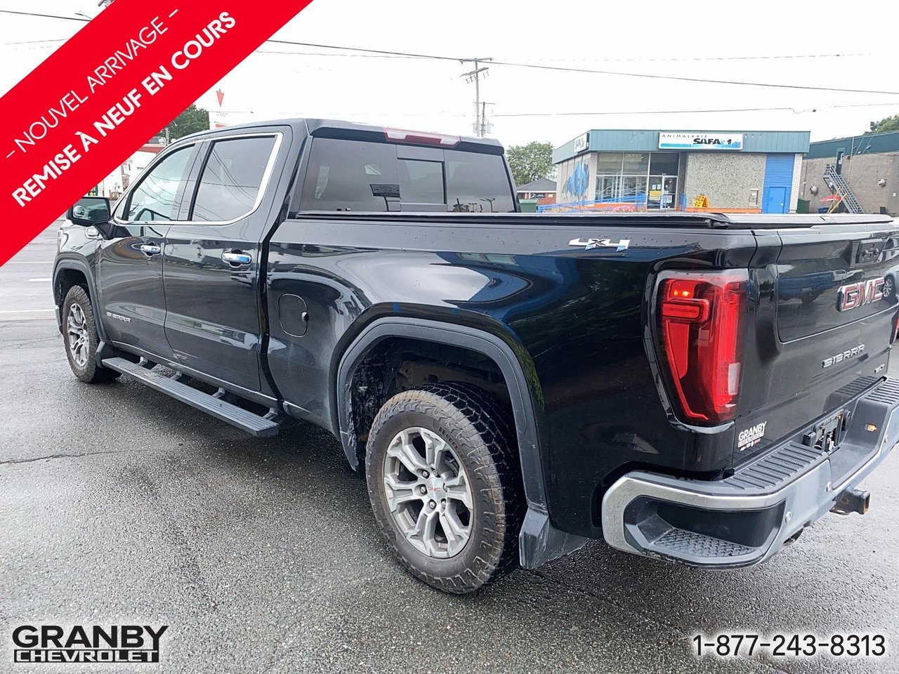 GMC Sierra 1500 SLT crewcab remorquage max boite 6.6 moteur 6.2 L | 26-1059A 2022 Noir Granby - photo #7