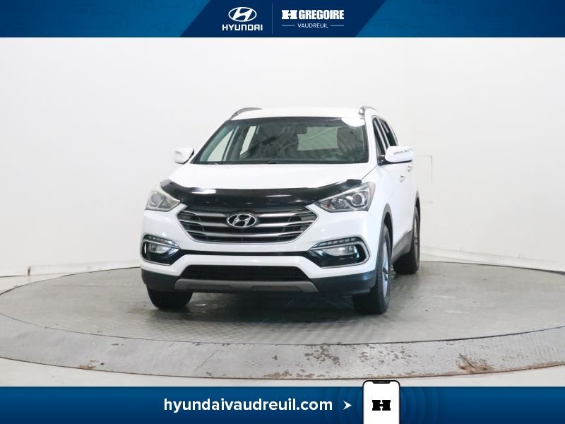 2018 Hyundai Santa Fe White Laval - photo #4