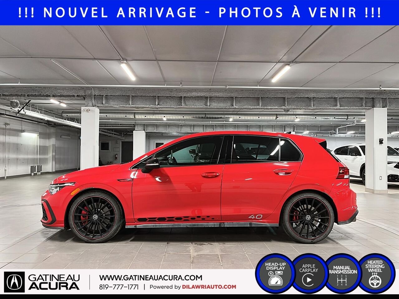 Volkswagen Golf GTI 40e anniversaire 2023 Rouge Ottawa & Gatineau - photo #7