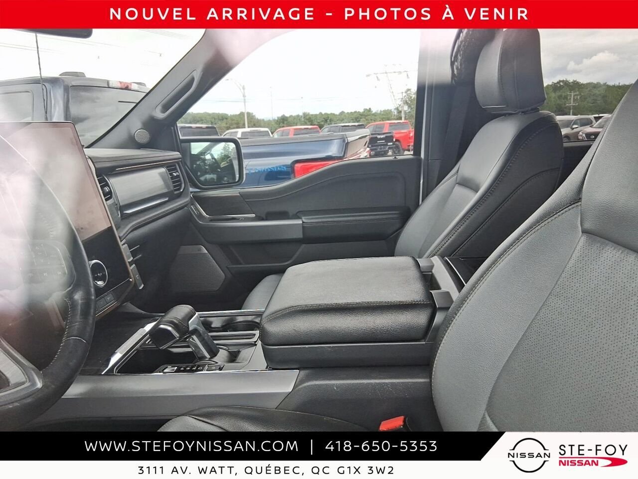 Ford F-150 Lightning LARIAT LONG RANGE 2024 Blanc Ste-Foy - photo #5