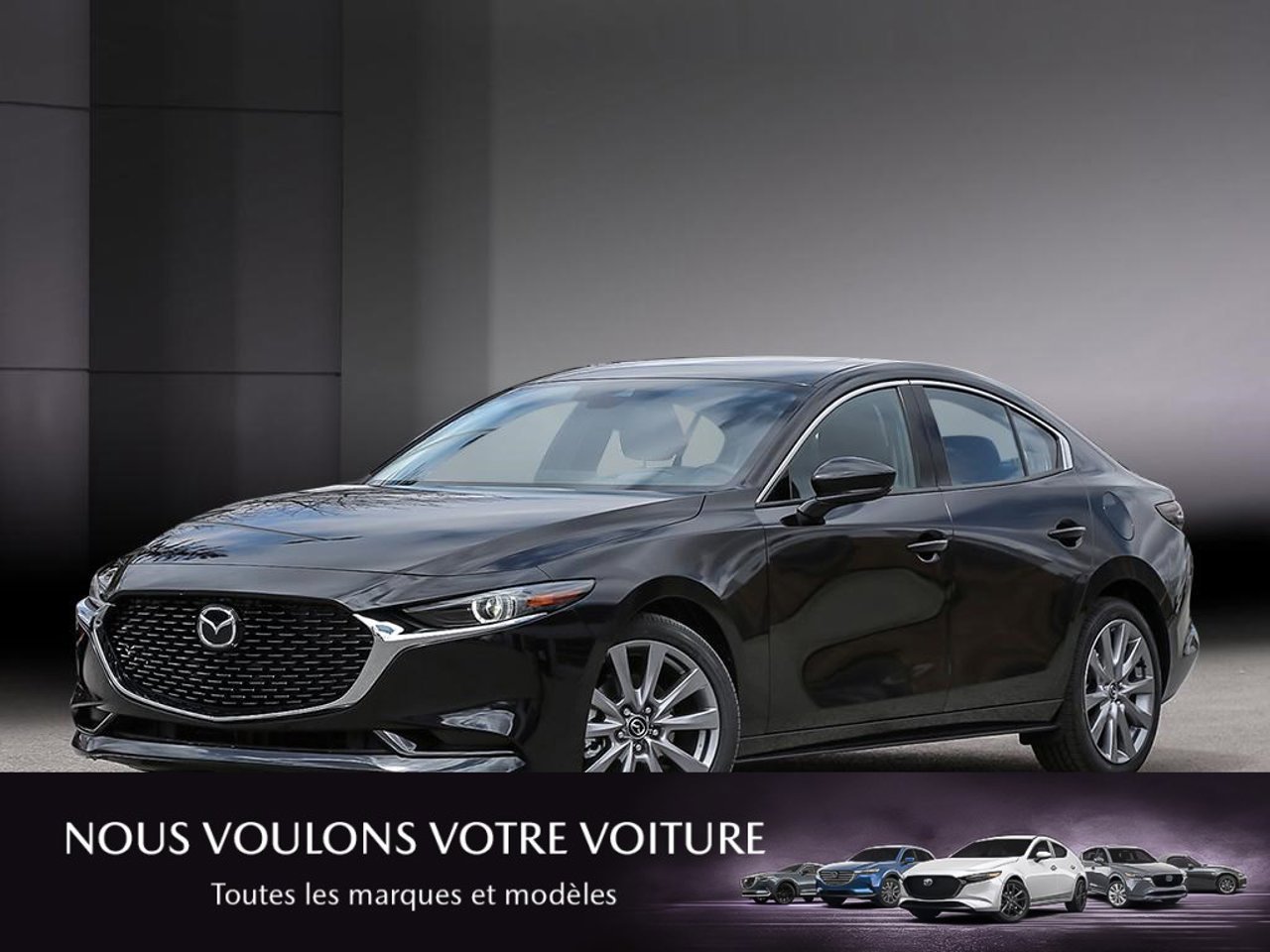 2026 Mazda Mazda3 JM1BPBDL4T1887251 Jet Black Mica Mirabel - photo #0