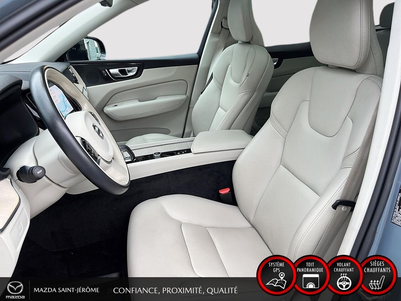 2024 Volvo XC60 B5 PLUS DARK THEME | AWD | CAMÉRA 360 | TOIT PANO | Grey Saint-Jérôme - photo #16