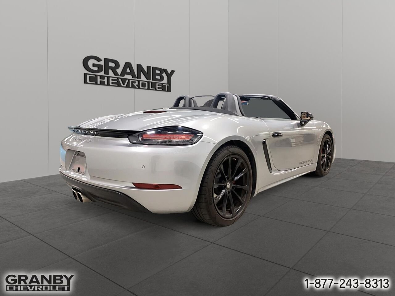 Porsche 718 Boxster S roadster | 27-0212C 2018 Gris Granby - photo #4