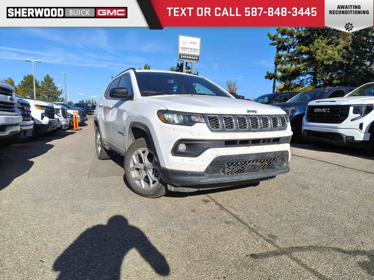 2026 Jeep Compass North 4x4 White Sherwood Park - photo #0