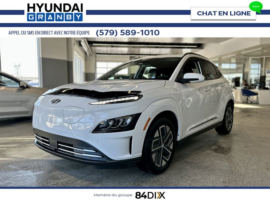 Hyundai Kona électrique Ultimate 2023 Blanc