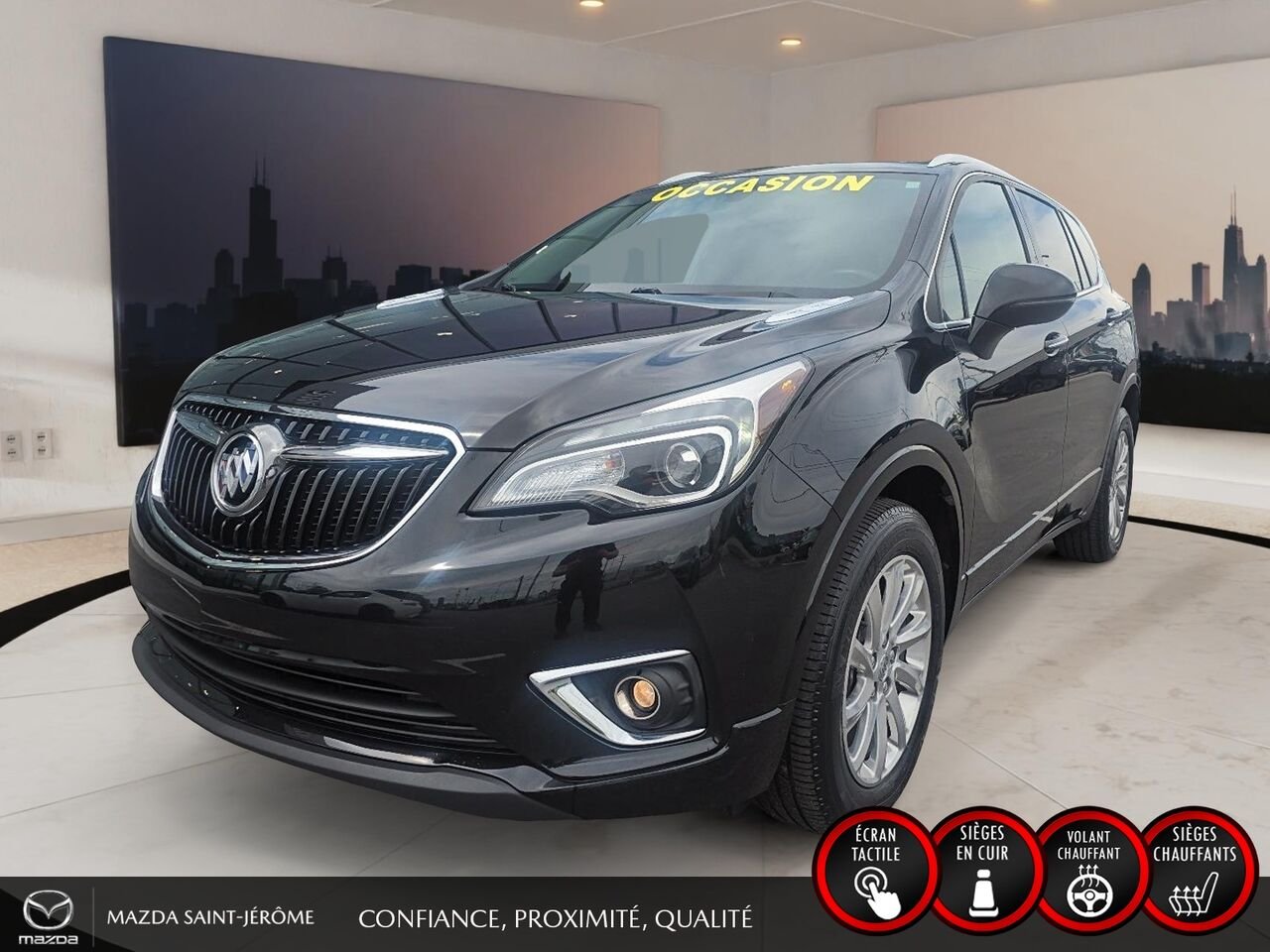 Buick Envision Essence | CUIR | AWD | 2019 Noir Saint-Jérôme - photo #0