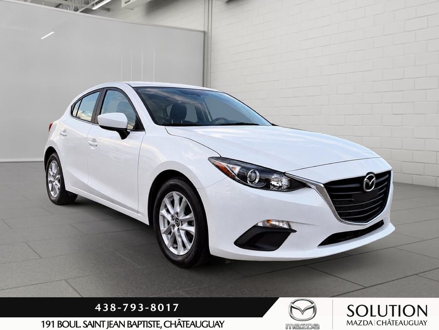 2016 Mazda 3 SPORT GS White