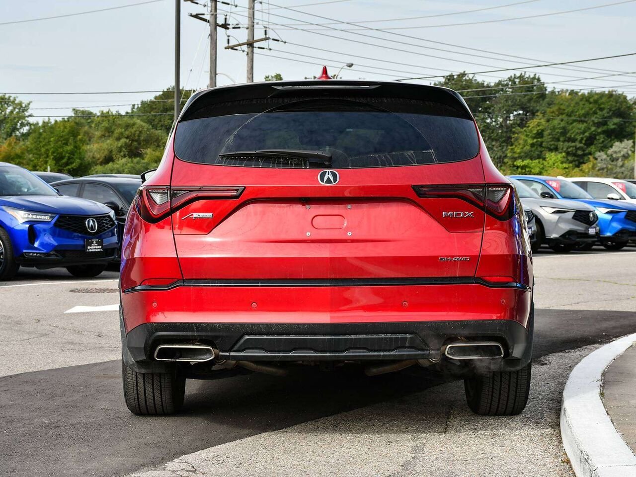 2024 Acura MDX A-Spec - ACURA CERTIFIED Red Etobicoke - photo #8