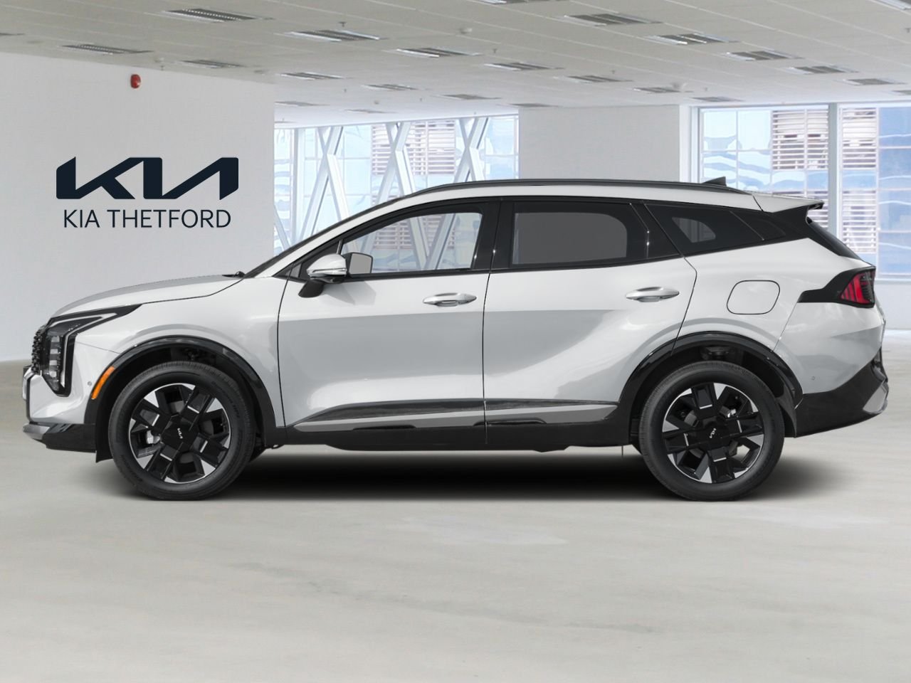 Kia Sportage hybride 2027 Blanc neige nacré Thetford Mines - photo #2