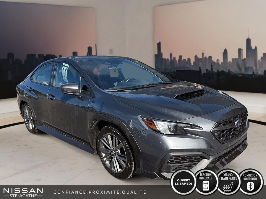 2024 Subaru WRX MANUELLE 6 VITESSES | 2,4 L TURBO 271 HP | AWD | SIÈGES CHAUFFANTS | EYESIGHT Grey