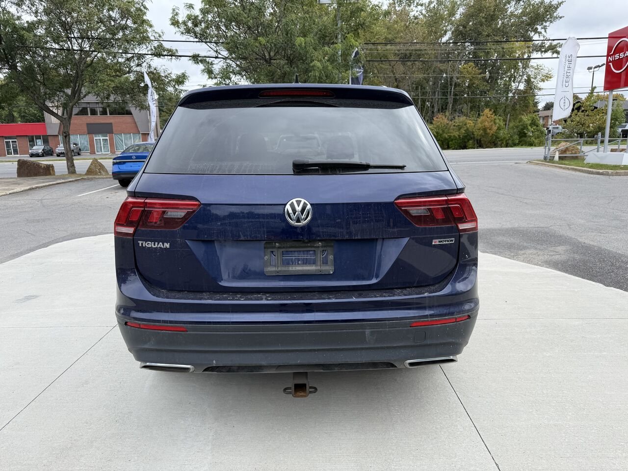 Volkswagen Tiguan jamais accidenté toit ouvrant panoramique un seul propriétaire 2021 Bleu Châteauguay - photo #8